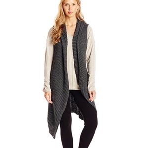 Loose Knit Dark Gray Sweater Vest. New!
